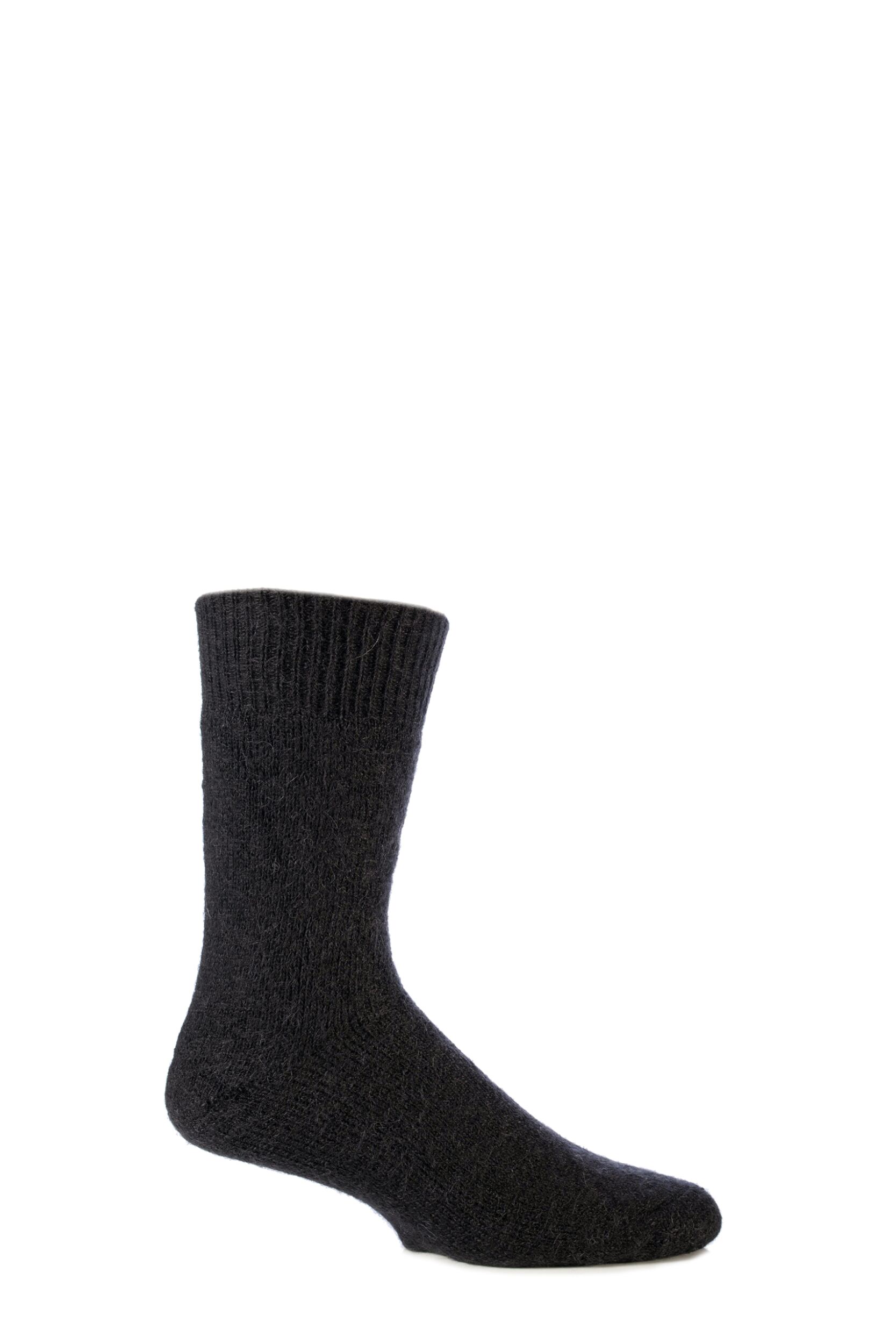 1 Pair Black of London Mohair Boot Socks With Cushioning Unisex 4-7 Unisex - SOCKSHOP of London