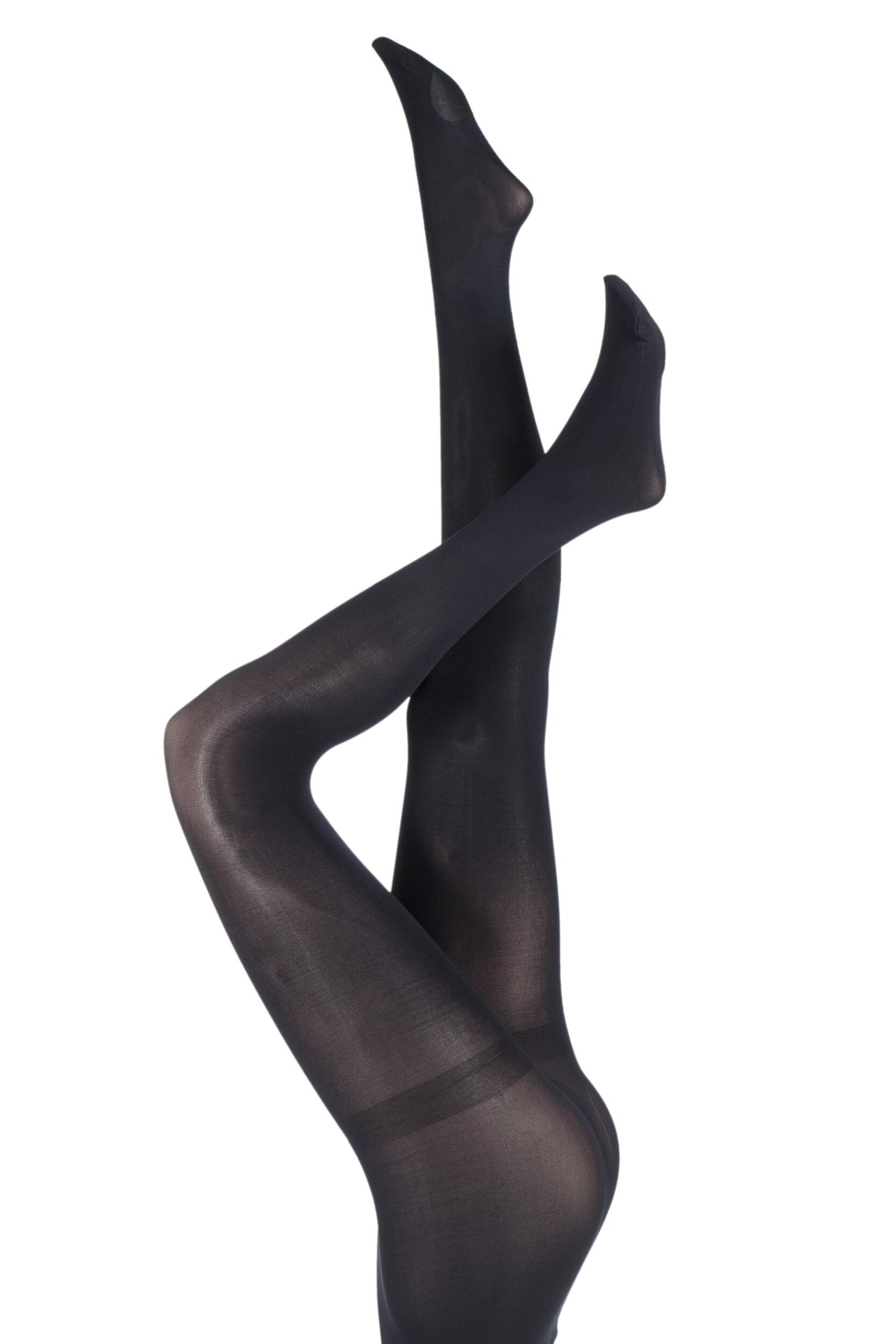 Image of Ladies 1 Pair Pretty Polly Sweet Steps 60 Denier Opaque Tights with Odour Control