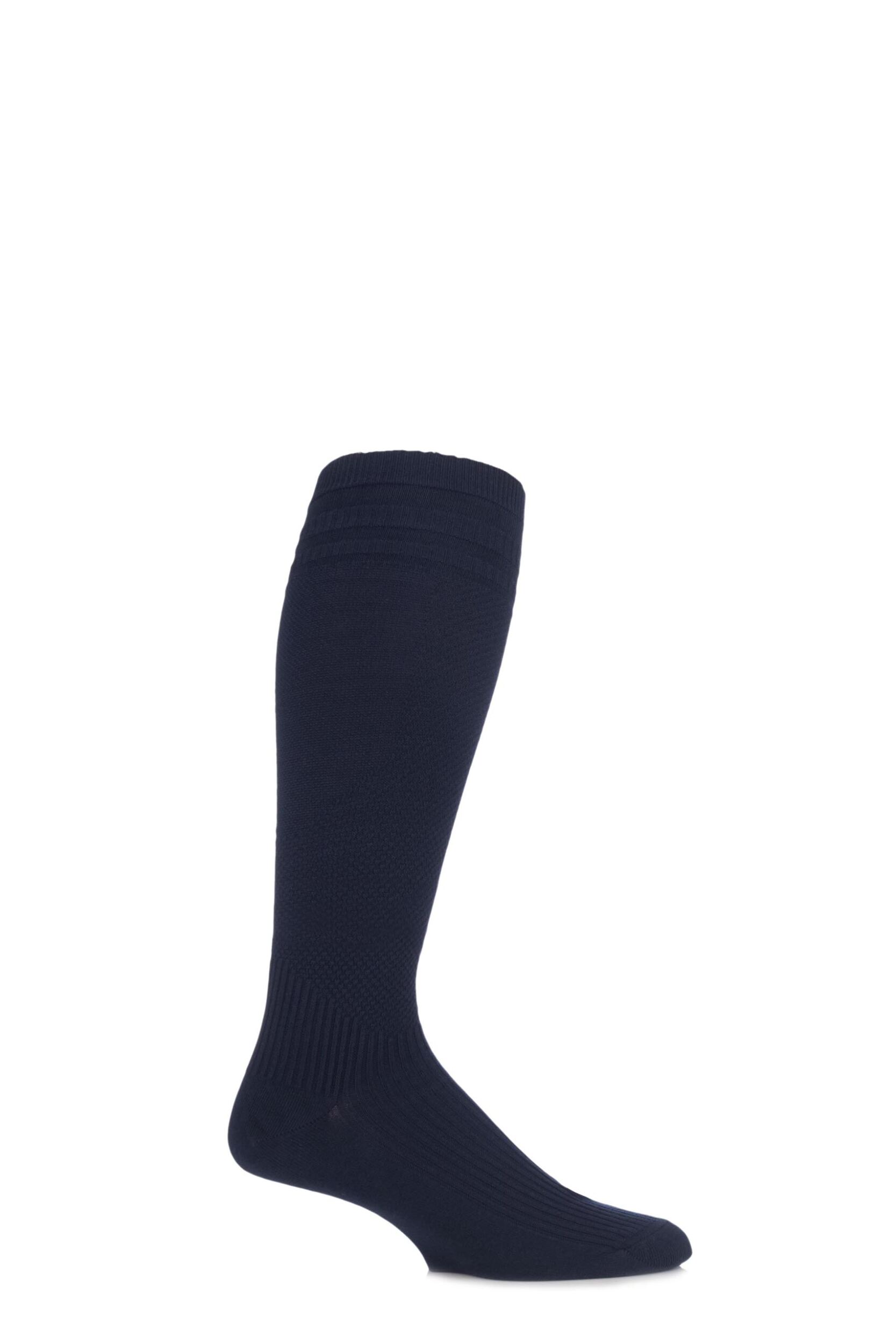 1 Pair Navy Energisox Compression Socks with Softop Men's 6-9 Mens - HJ Hall