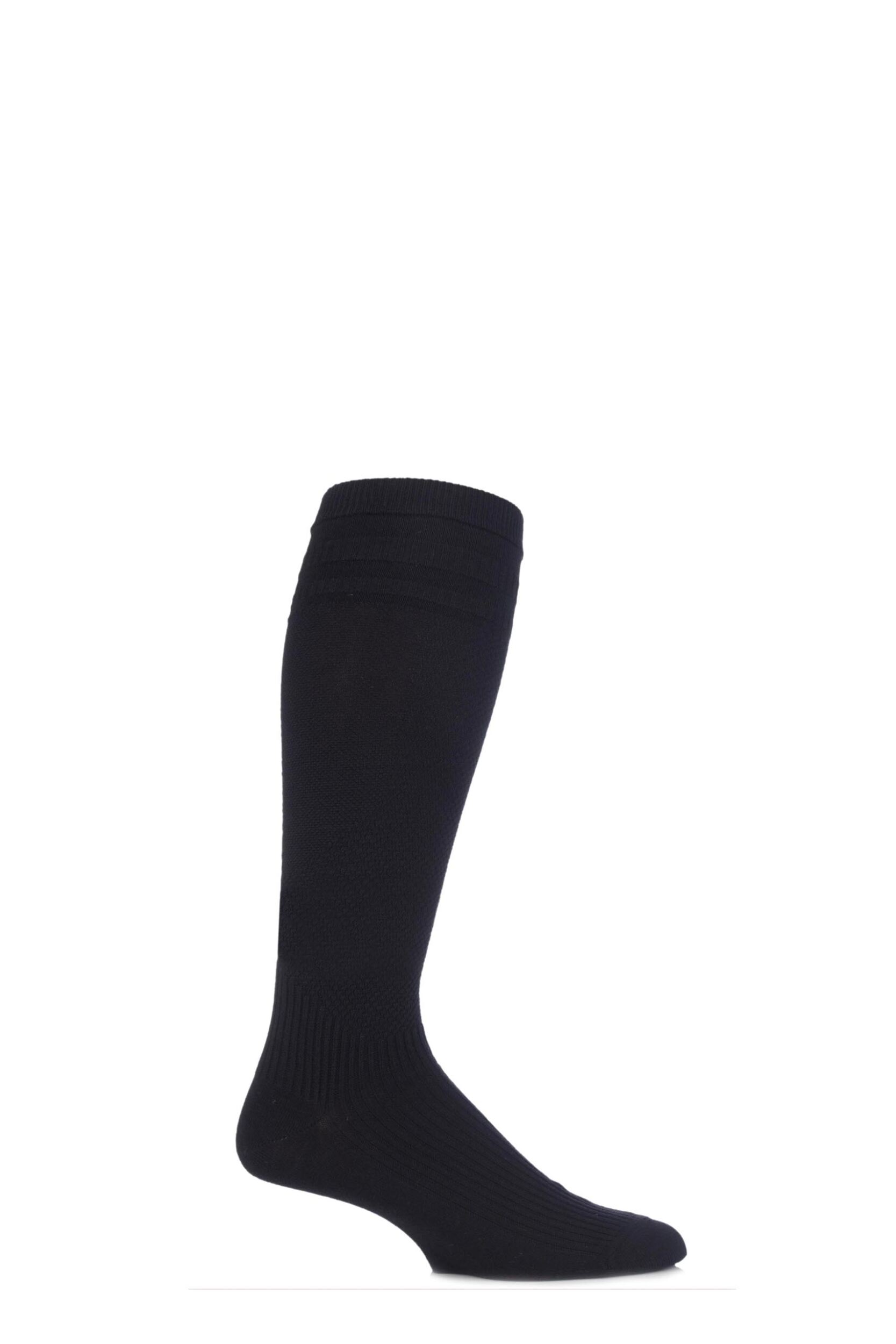 1 Pair Black Energisox Compression Socks with Softop Men's 6-9 Mens - HJ Hall