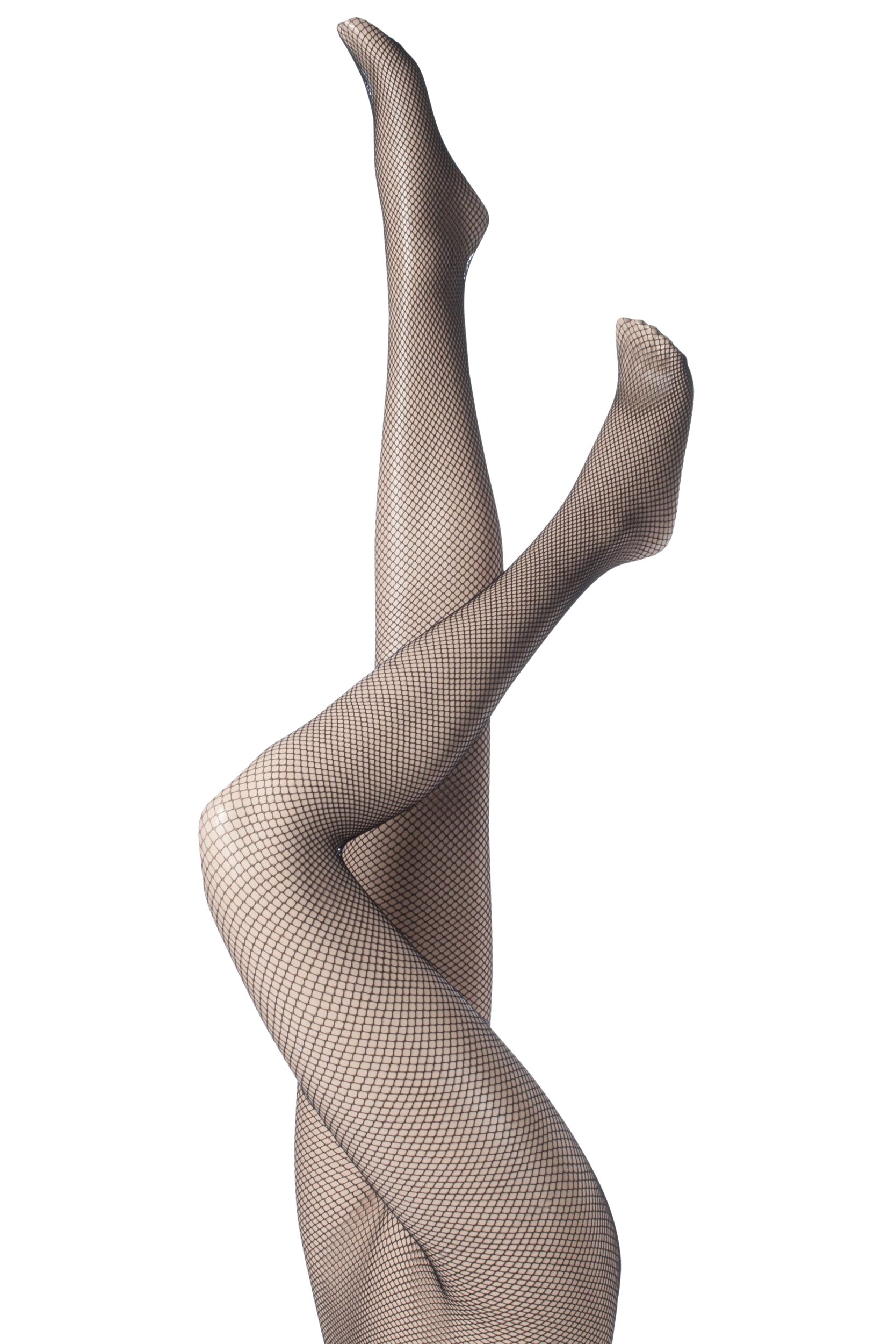 Image of Ladies 1 Pair Jonathan Aston Back Seam Fishnet Tights