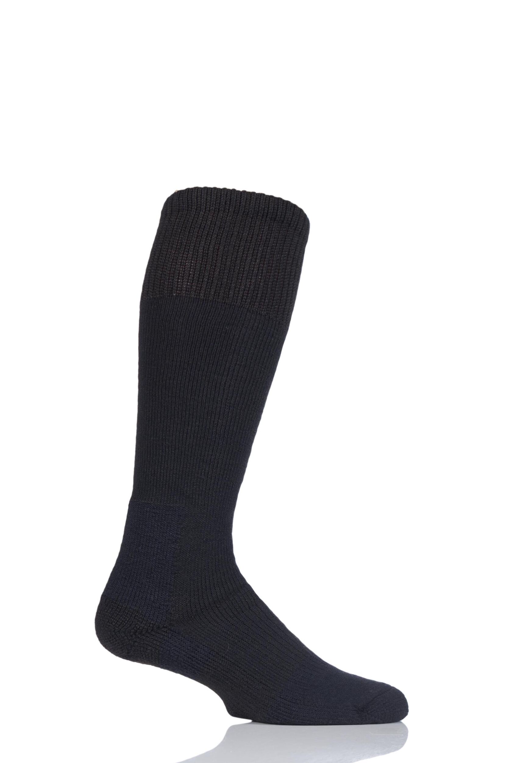 1 Pair Black Extreme Cold Cushioned Ski Socks Unisex 8.5-12 Mens - Thorlos