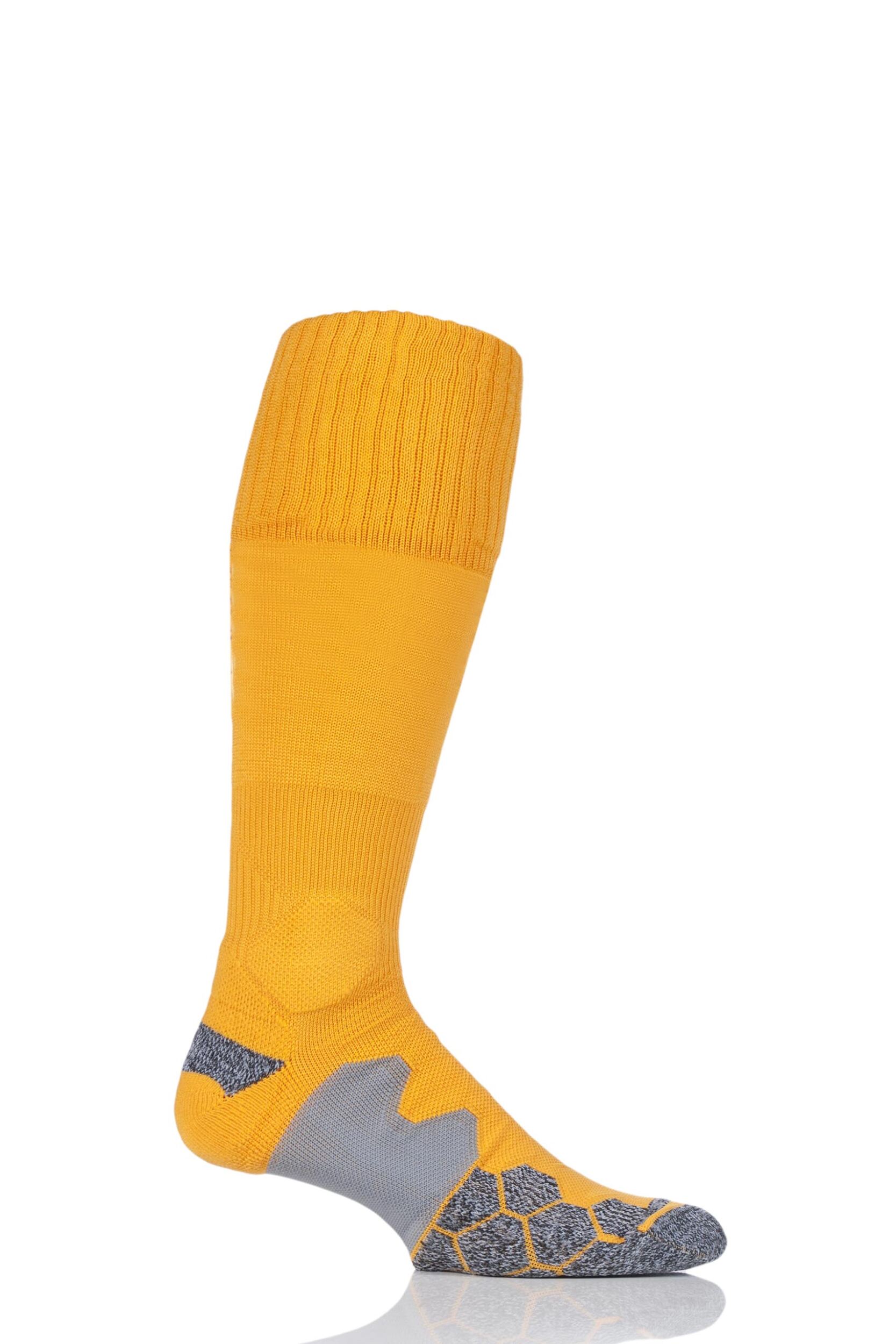 1 Pair Gold of London Made in the UK Cushioned Foot Technical Football Socks Men's 6-11 Mens - SOCKSHOP of London