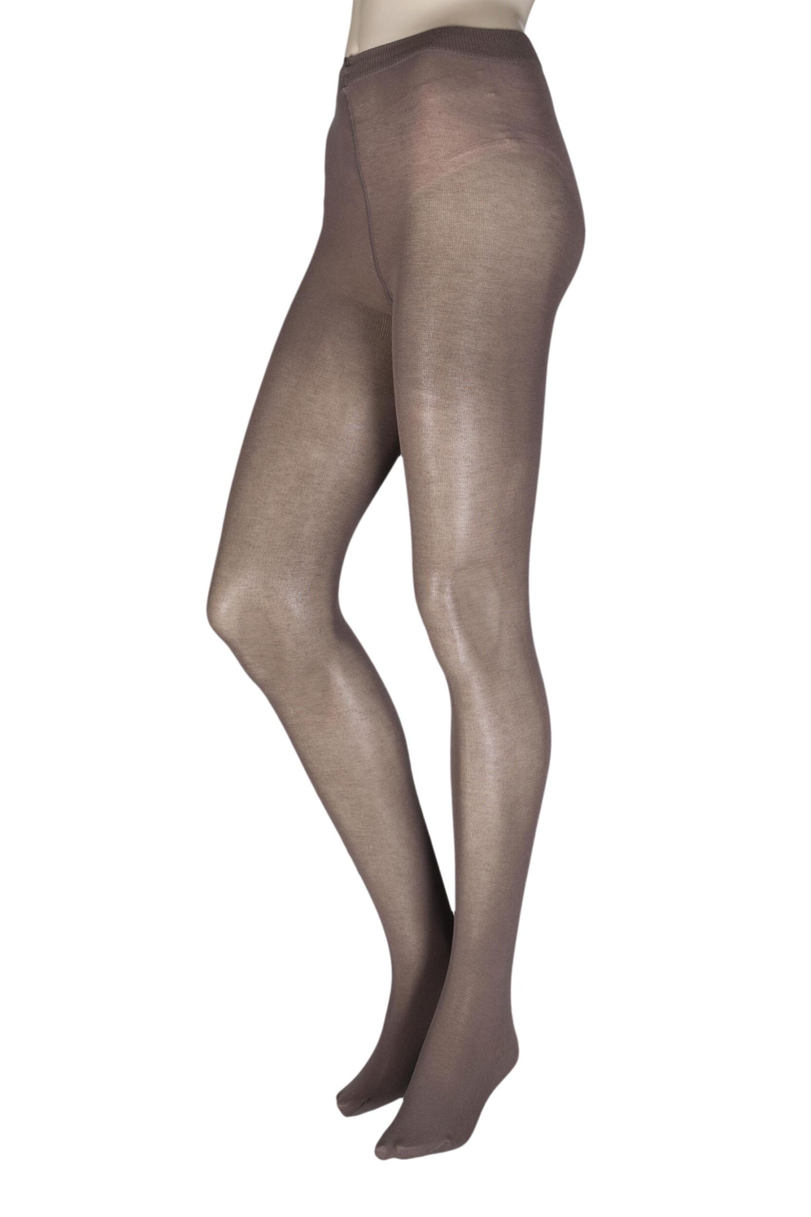 Image of Ladies 1 Pair Trasparenze Georgia 100 Denier Cashmere Flat Seam Tights