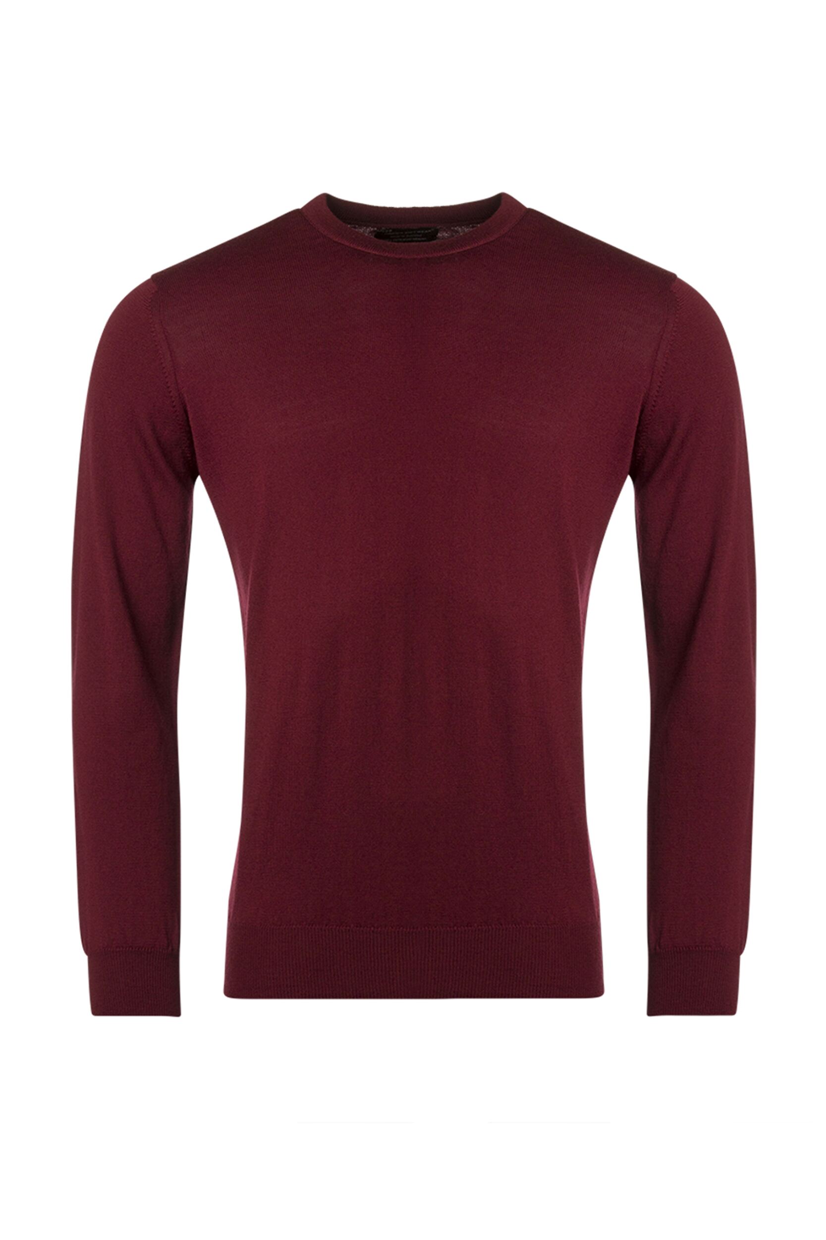 Mens Great & British Knitwear 100% Merino Plain Crew Neck Jumper