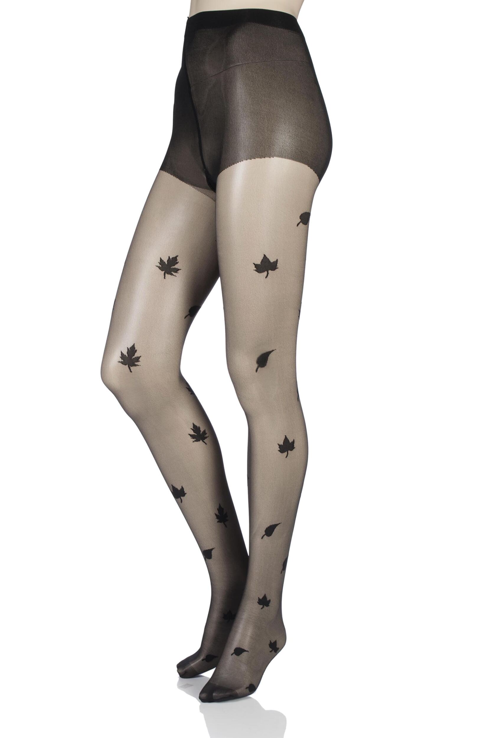 Image of Ladies 1 Pair Jonathan Aston Autumn Leaves Innocent Tights