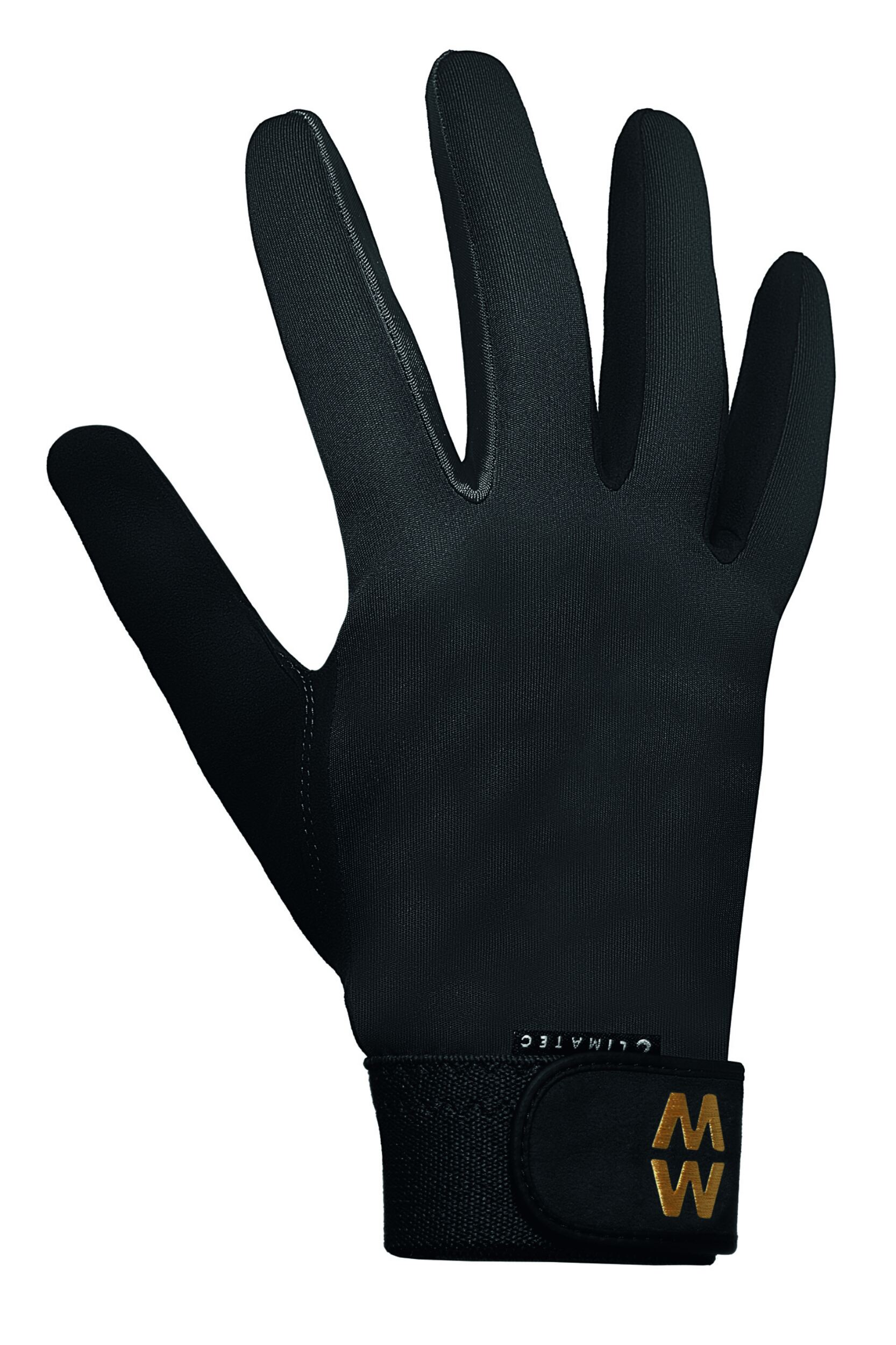 1 Pair Black MacWet Long Climatec Sports Gloves Unisex 6.5 Unisex - Macwet