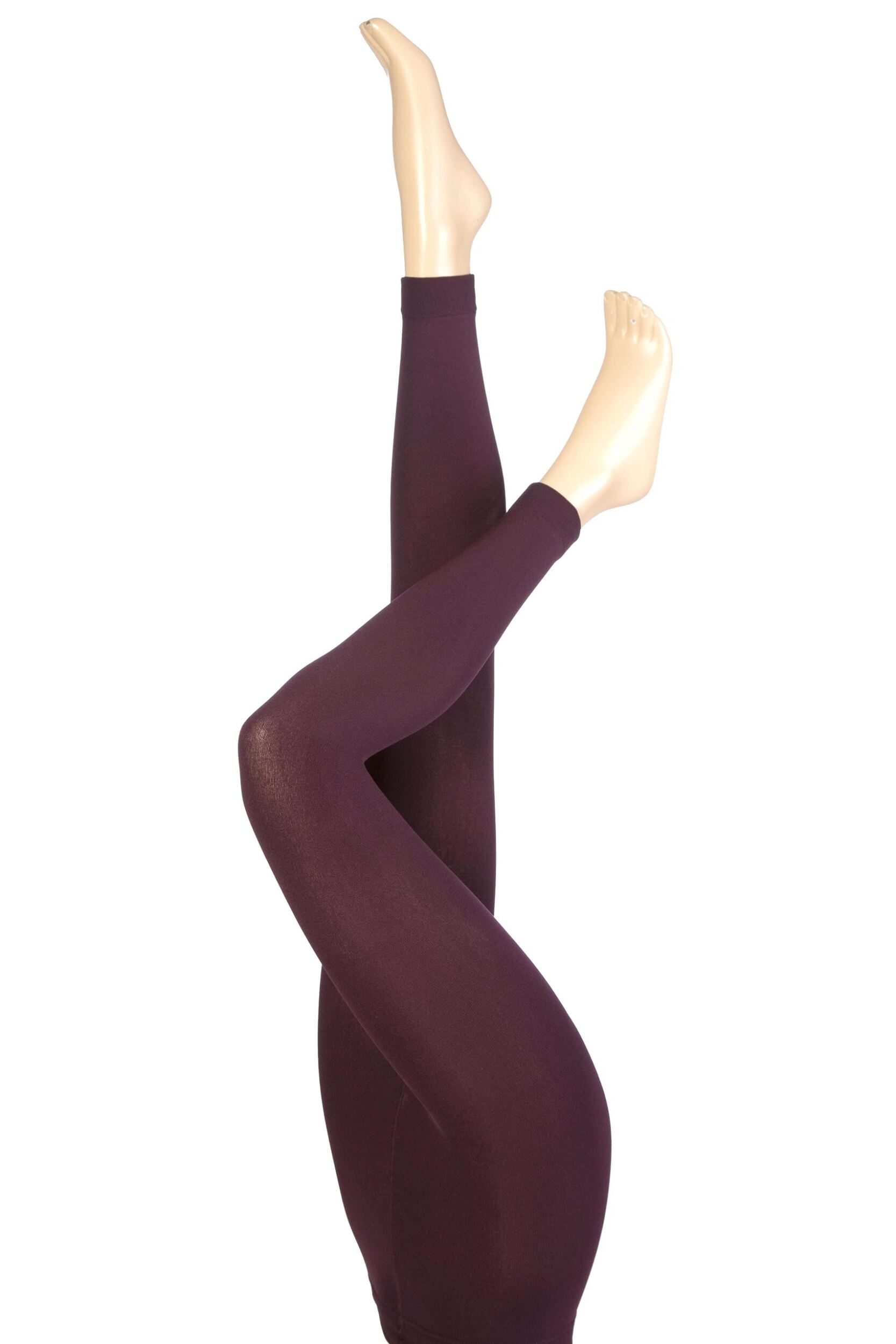 Image of Ladies 1 Pair Heat Holders 0.52 Tog Leggings In Purple