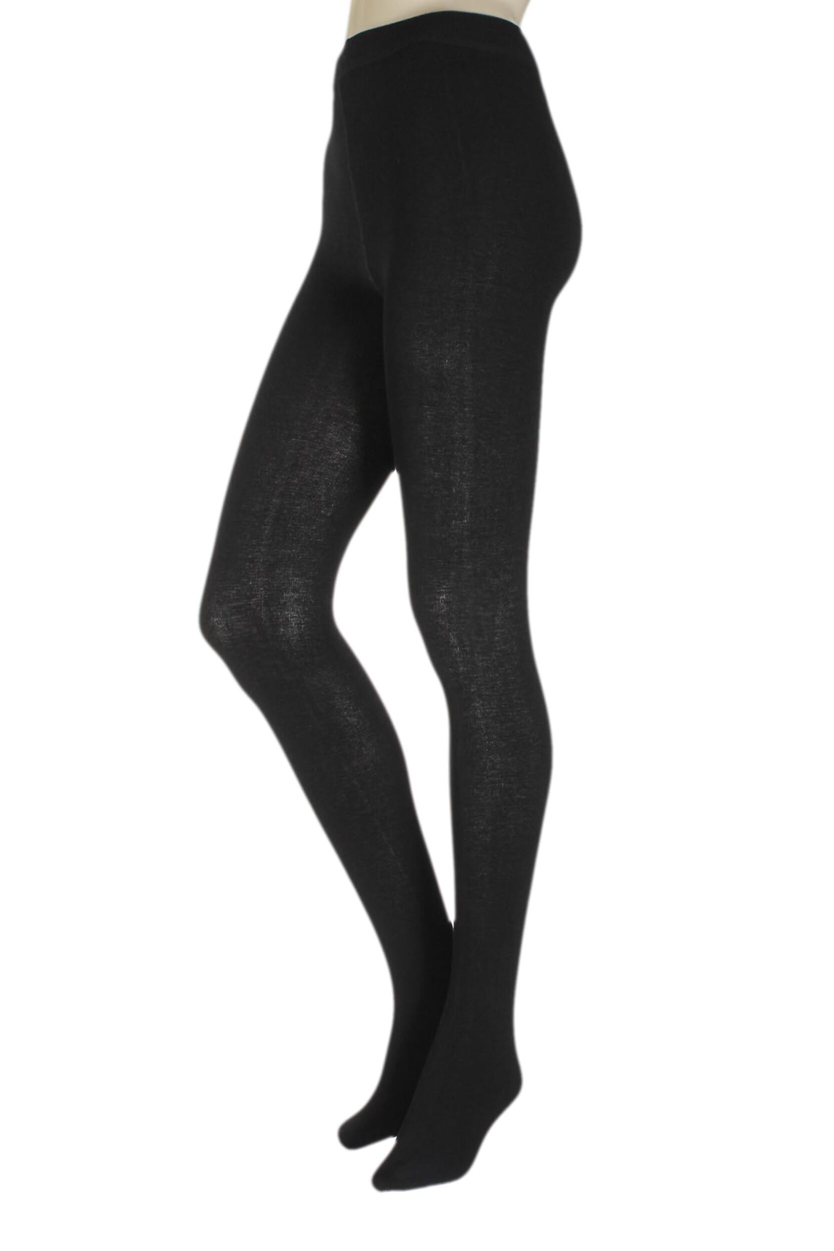 Image of Ladies 1 Pair SockShop Brushed Inside Bamboo Tights