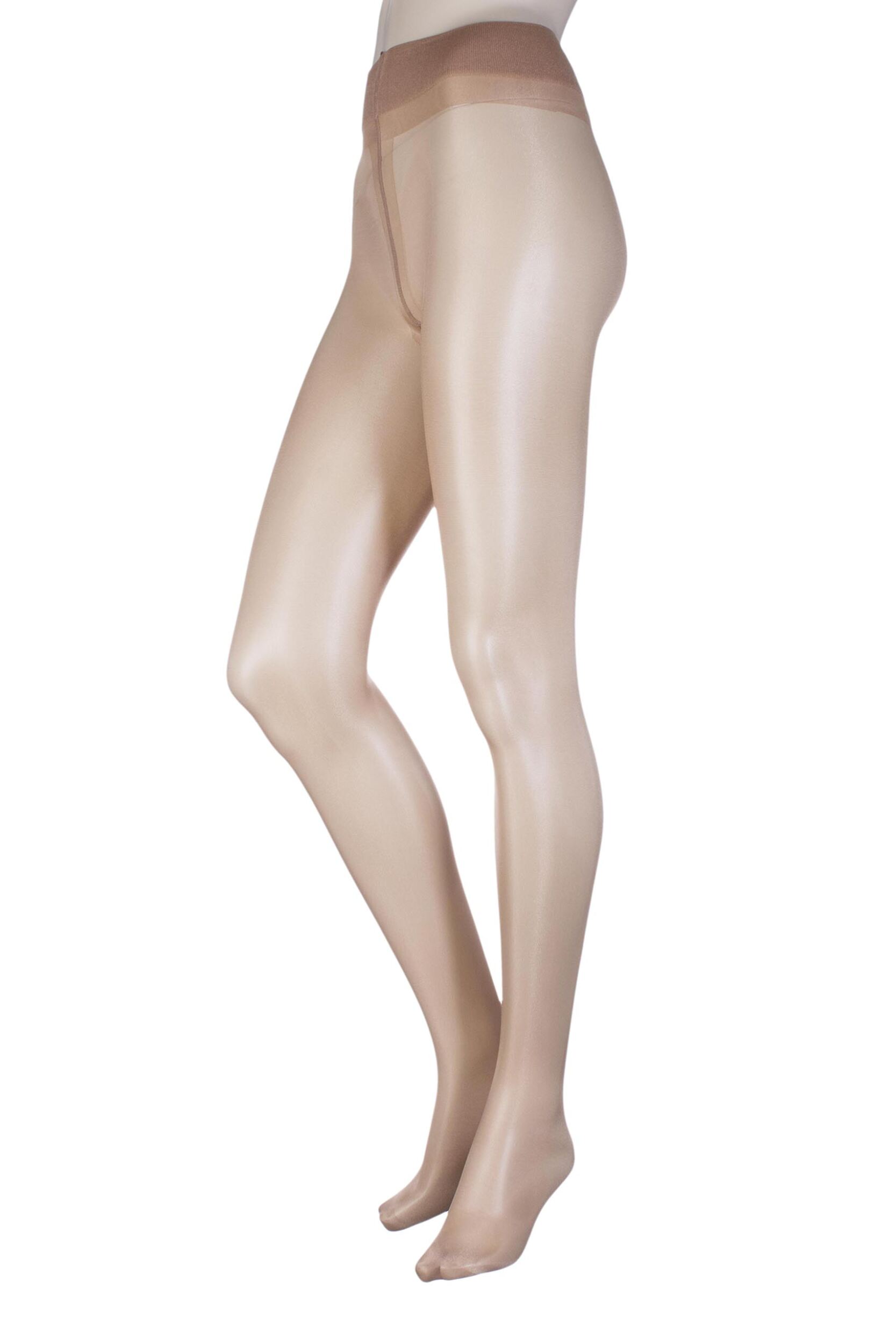 Image of Ladies 1 Pair Oroblu Magie 20 Denier Silky Sheer Nude Tights