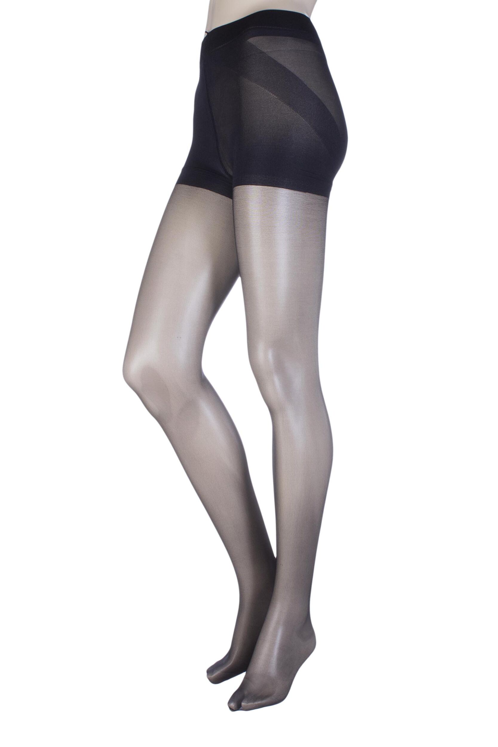 Image of Ladies 1 Pair Oroblu Shock Up Light 20 Denier Bottom Lifting Shaping Tights