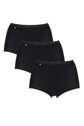 Women's 3 Pair Sloggi Basic Maxi Briefs