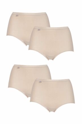 Women's 4 Pair Sloggi Basic+ Maxi Briefs