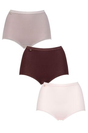 Women's 3 Pair Sloggi Basic Maxi Briefs