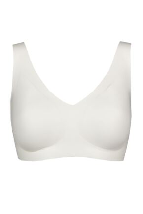 Women's 1 Pack Sloggi ZERO Feel 2.0 Bralette White S