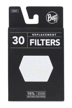 Adult 1 Pack BUFF Filter Mask Face Cover with 5 Replacement Filters 30 Filters One Size