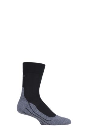 Mens 1 Pair Falke RU4 Cushioned Wool Sports Crew Socks