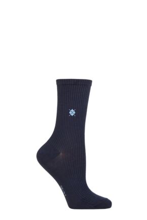 Women's 1 Pair Burlington York Organic Cotton Ribbed Socks