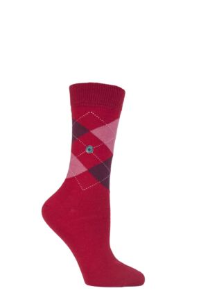 Women's 1 Pair Burlington Marylebone Argyle Wool Socks