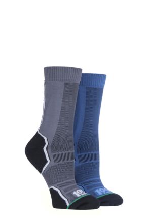 Mens and Women's 2 Pair 1000 Mile Trek Socks