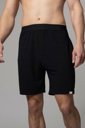 Mens 1 Pack Lazy Panda Bamboo Loungewear Selection Shorts