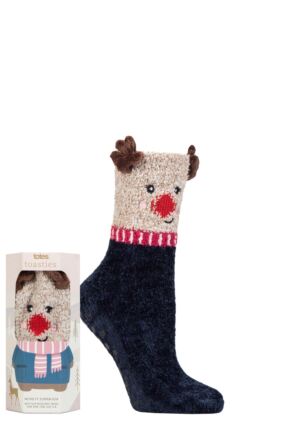 Women's 1 Pair Totes Cosy Novelty Slipper Socks