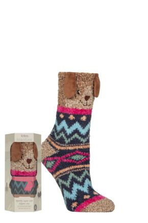 Women's 1 Pair Totes Cosy Novelty Slipper Socks