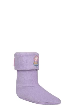 Totes 1 Pair Kids Peppa Pig Welly Liner Socks Peppa 5-6 Years