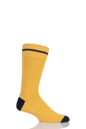 yellow designer socks