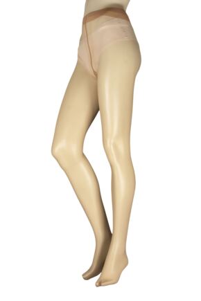 Women's 1 Pair Falke Shelina 12 Denier Ultra Transparent Tights With Shimmer