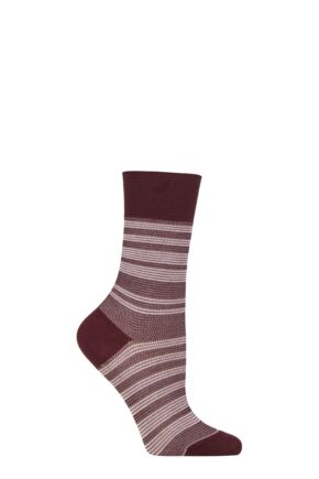 Women's 1 Pair Falke Sunset Stripe Sensitive Lyocell Socks