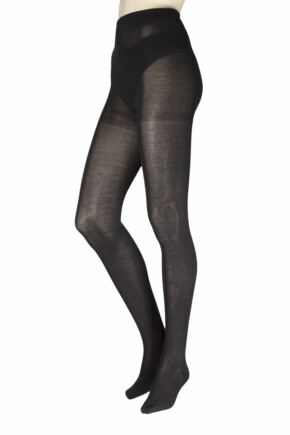 Women's 1 Pair Falke Family Combed Cotton Tights