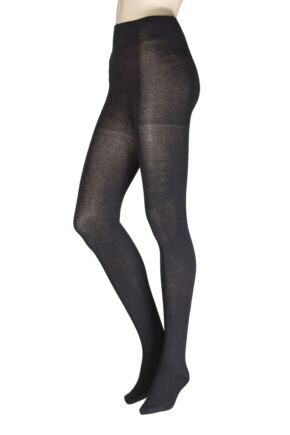 Women's 1 Pair Falke Family Combed Cotton Tights