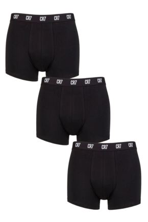 Mens 3 Pack CR7 Cotton Trunks