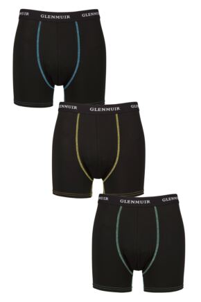 Mens 3 Pack Glenmuir Sports Performance Trunks