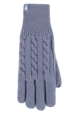 Women's 1 Pair SOCKSHOP Heat Holders Willow Cable Gloves