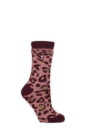 Women's 1 Pair SOCKSHOP Heat Holders 2.3 TOG Patterned Thermal Socks