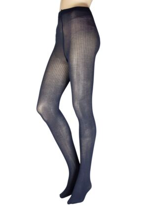 Women's Spiral Patterned Cotton Blend Maternity Tights