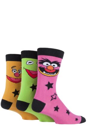 Mens 3 Pair SOCKSHOP Muppets Socks