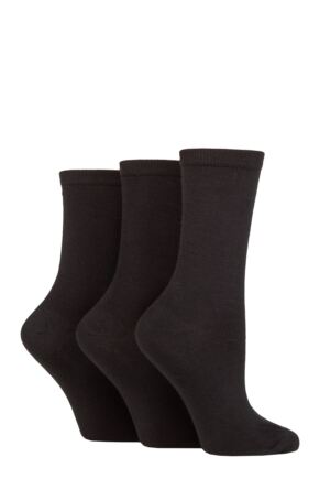 Women's 3 Pair Charnos Organic Cotton Ankle Socks