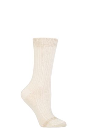 Women's 1 Pair Charnos Cashmere Lurex Top Socks