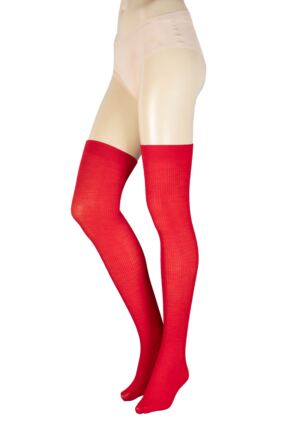 wool thigh highs