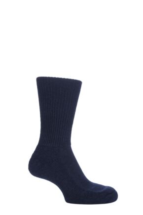 Mens and Women's 1 Pair SOCKSHOP of London Alpaca Ribbed Boot Socks With Cushioning