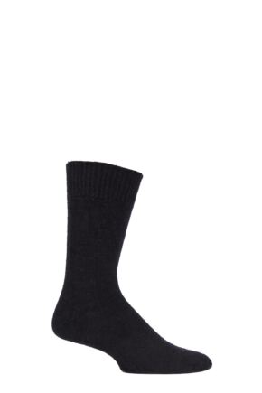 Mens and Women's 1 Pair SOCKSHOP of London Plain Alpaca Socks