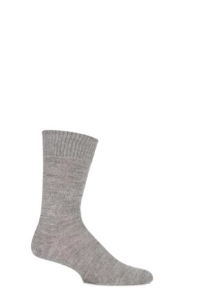 Mens and Women's 1 Pair SOCKSHOP of London Plain Alpaca Socks