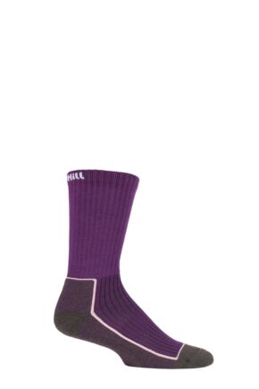 UpHillSport 1 Pair Made in Finland Hiking Socks Purple / Brown 5.5-8 Unisex