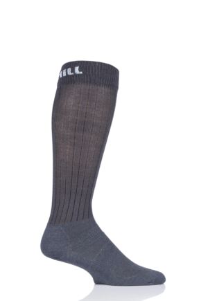 Mens and Women's 1 Pair UpHill Sport Summer Course 3 Layer L2 Socks Mid Grey 31-34