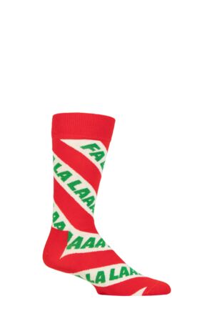 Mens and Women's 1 Pair Happy Socks FA LA LA LA Socks