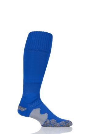 Mens 1 Pair SOCKSHOP of London Made in the UK Cushioned Foot Technical Football Socks Royal 6-11