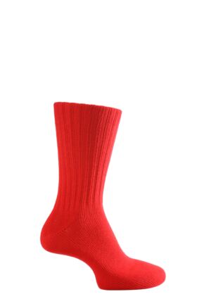 Mens 1 Pair SOCKSHOP of London Non Elastic Cuff Cotton Socks